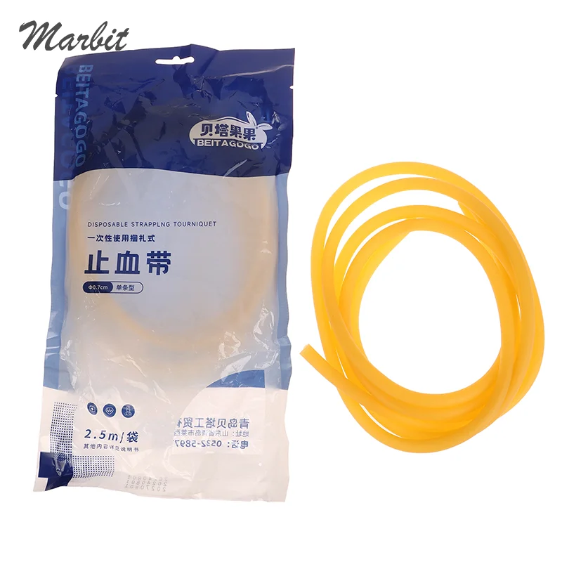 Nature Latex Rubber Hoses High Resilient Elastic Surgical Medical Latex Tube Slingshot Pressure Pulse Belt Tourniquet Catapult