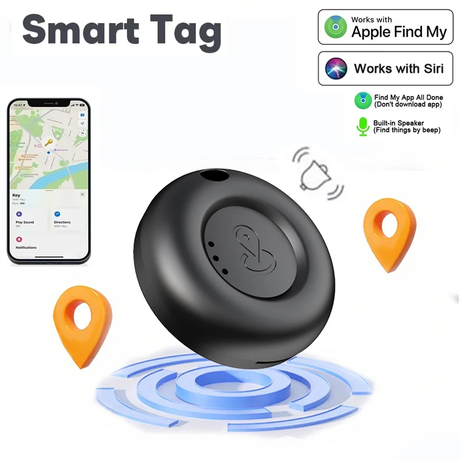 

Bluetooth Smart GPS трекер работает с Apple Find My APP Smart Tag Anti Lost Reminder Устройство с рейтингом MFI Автомобильный ключ Поиск домашних животных