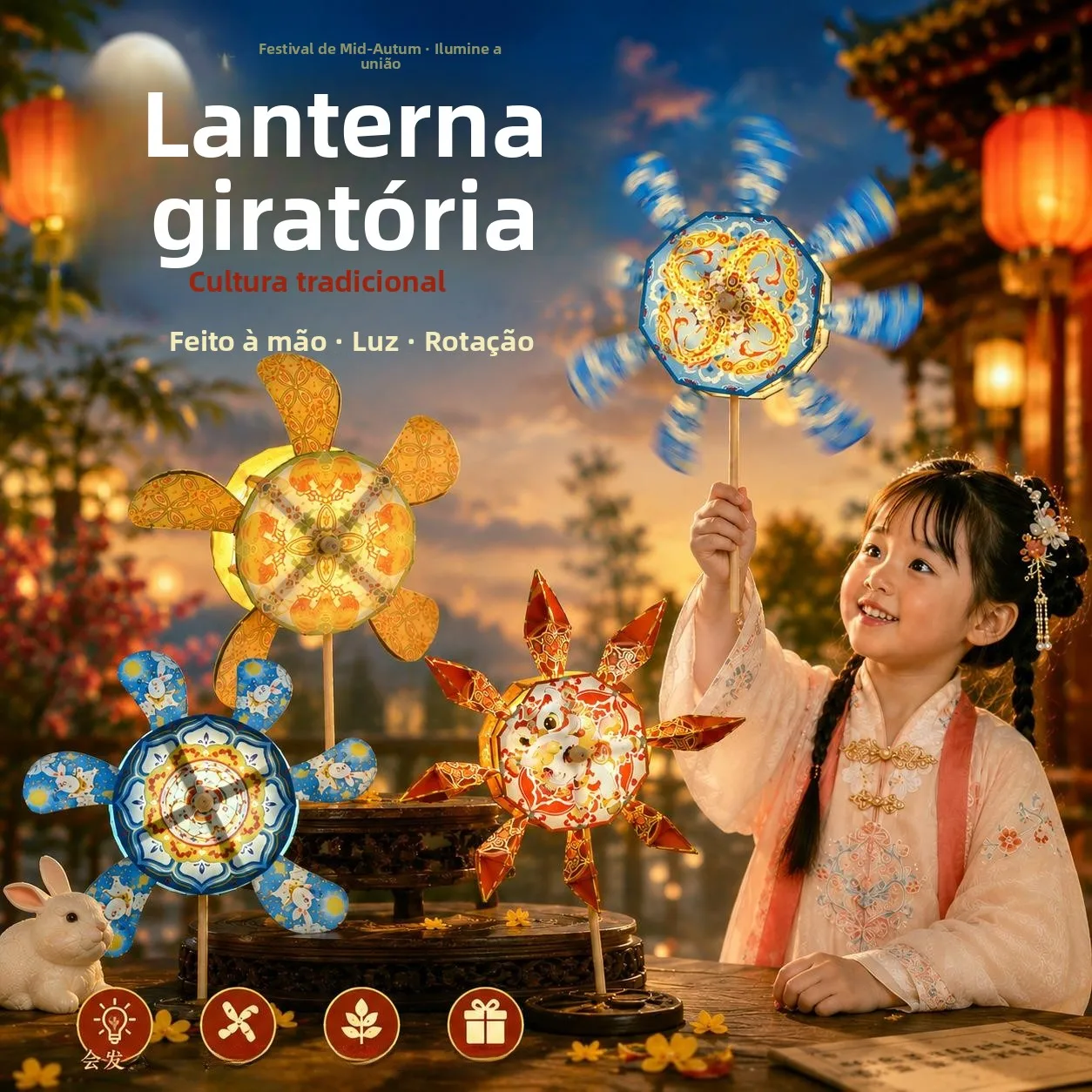 2026-mid-autumn-festival-year-rotating-flower-lantern-diy-handmade-materials-handheld-glowing-windmill-lantern-toy