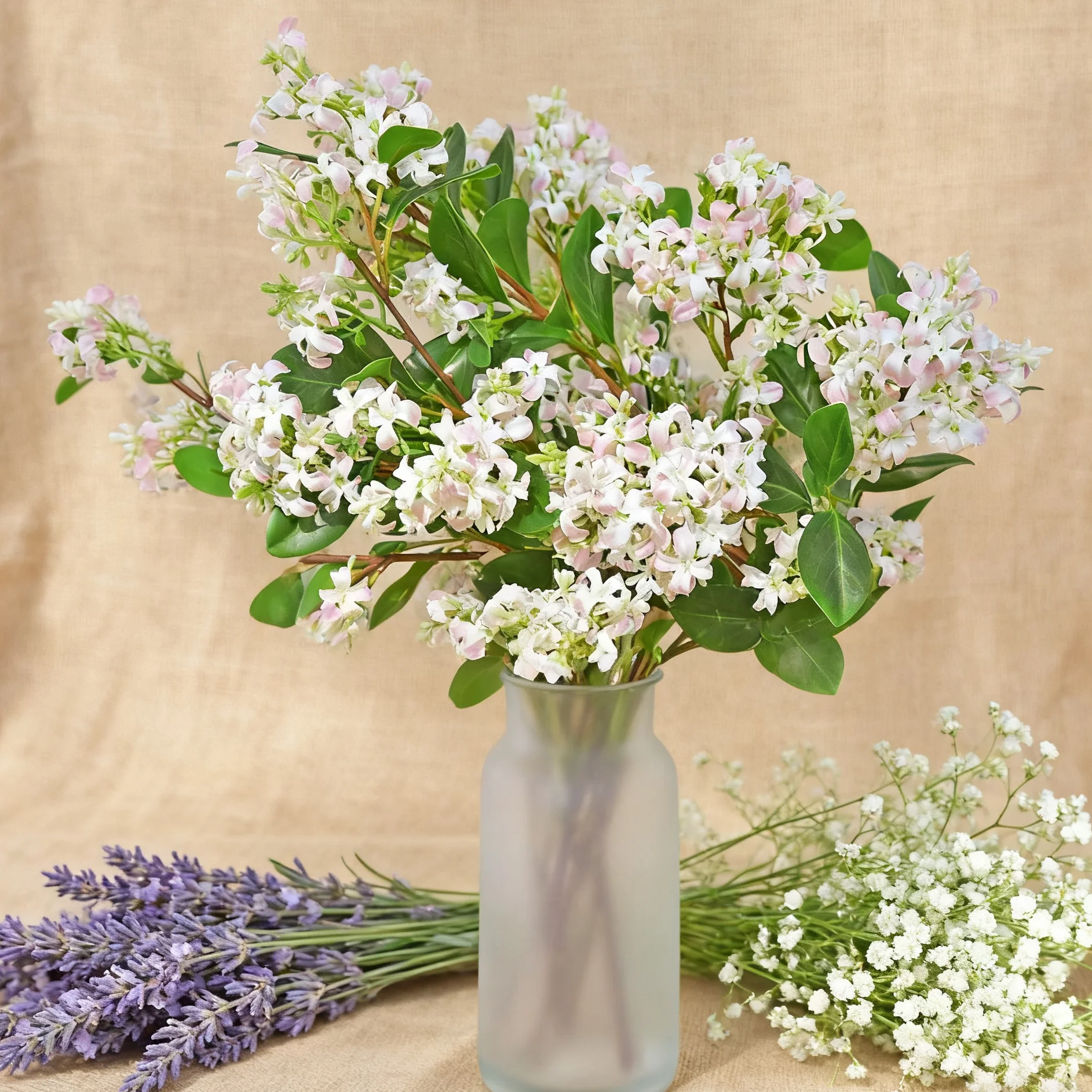 Künstliche Blumen Murraya exotica Hochzeit Brautstrauß Home Room Decora Tisch Valentinstag Outdoor Garten Diy Geschenke Box Requisiten