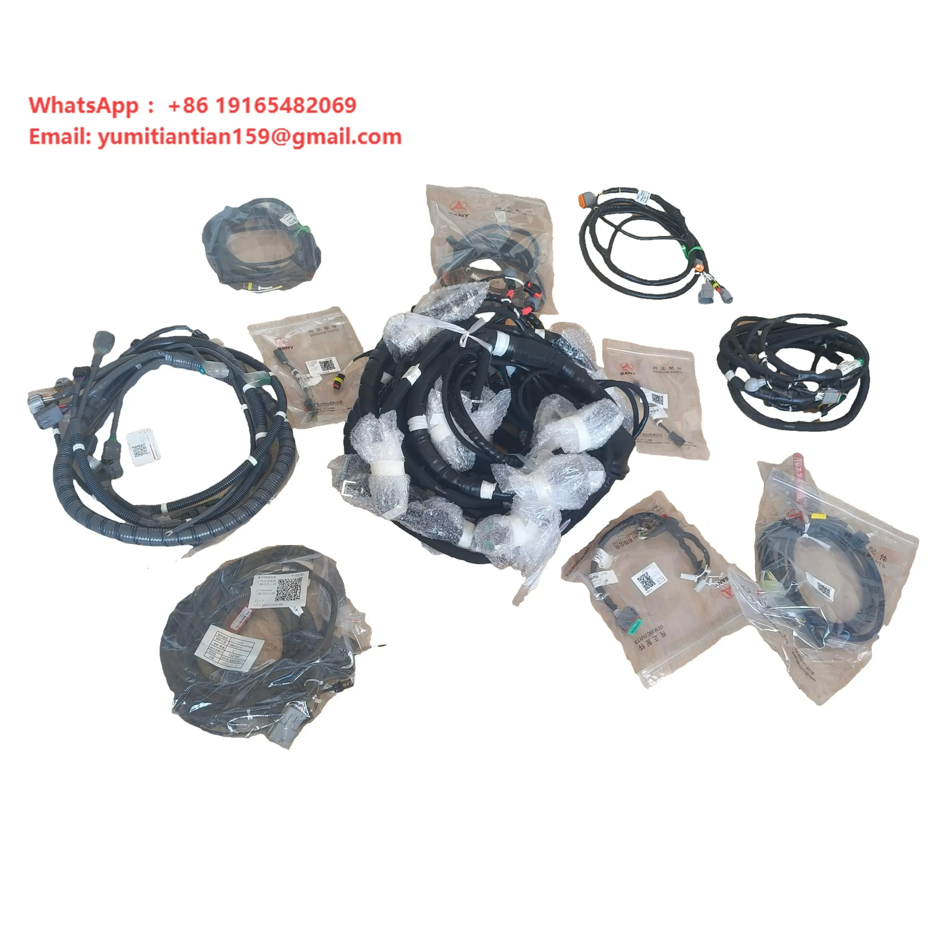 Genuine Original Complete Wiring Harness for SANY SY305H Excavator Spare Parts High Quality Full Vehicle Wire Harness