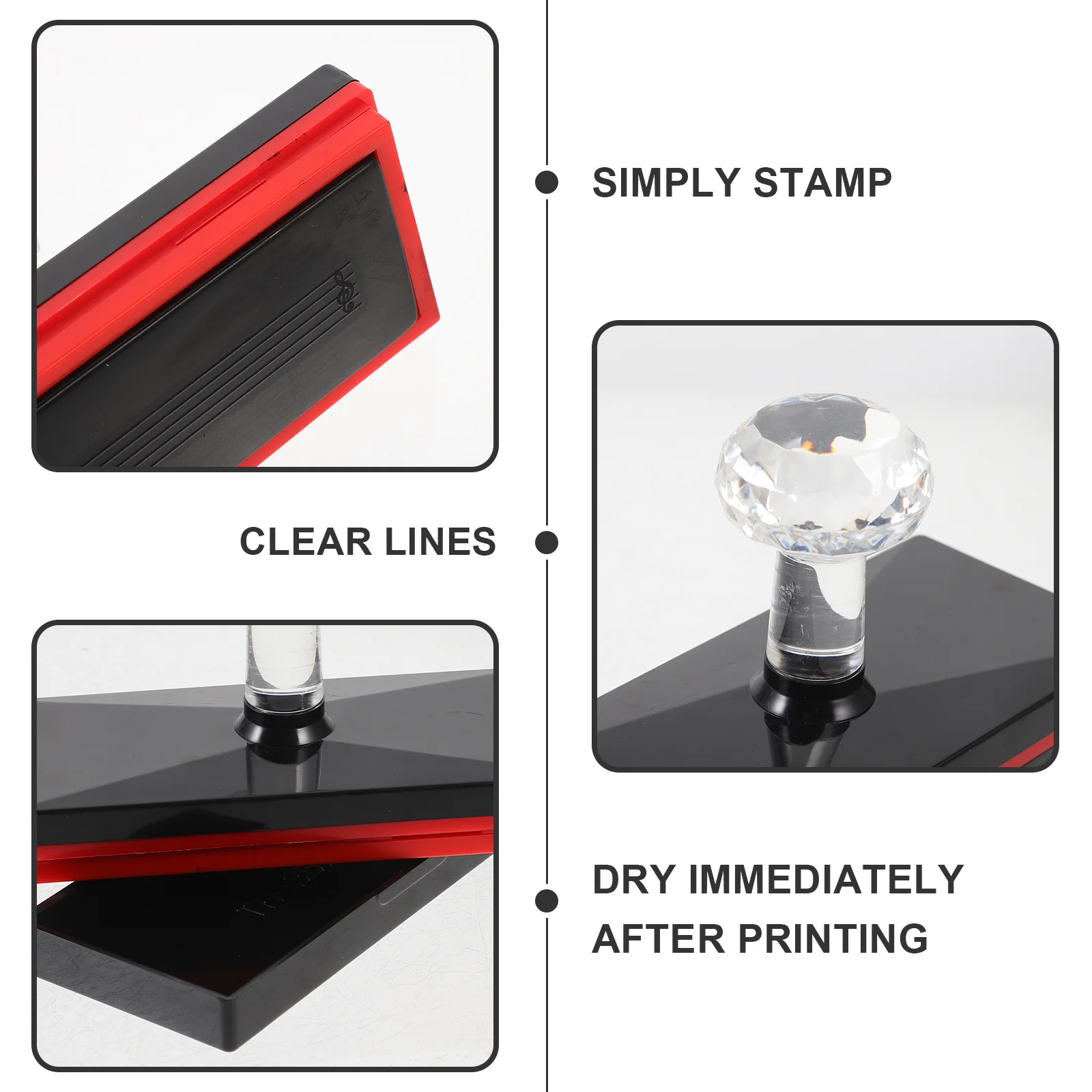 Staff Seal Ink Pad for Stamps Postage Music Plastic Stamper Useful Tool Diagram Note