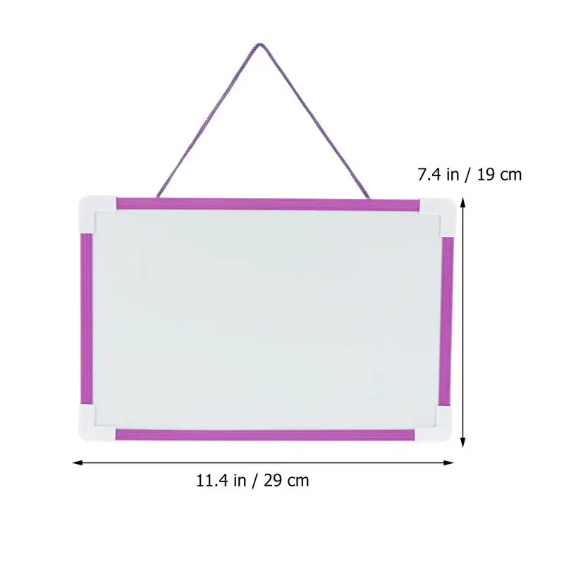 Small Dry Erase Whiteboard, Magnetic White Board with Marker, Magnetic Hanging Whiteboard Portable Mini Double Sided White Board