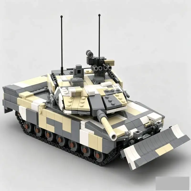 NEW 1313 PCS Tank Model Building Blocks DIY Assembly Bricks Creative Army Vehicle Toy Puzzle Educational Gift Collection Display