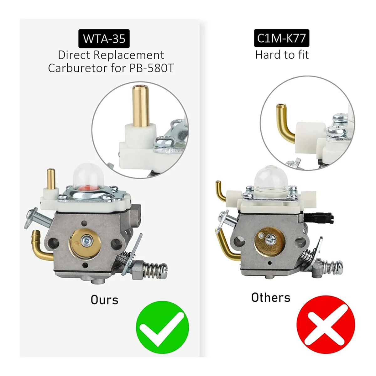 

AA98 PB-580T Комплект настройки воздушного фильтра карбюратора для рюкзака-вентилятора PB-580 PB-580H -35 A021004331