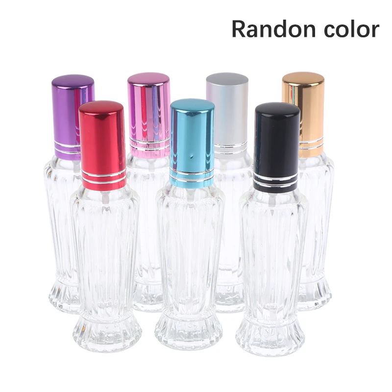 

12ml Spray Bottles Gold Empty Containers Travel Portable Glass Perfume Bottle Atomizer Elegant Alcohol Ultra Mist Sprayer