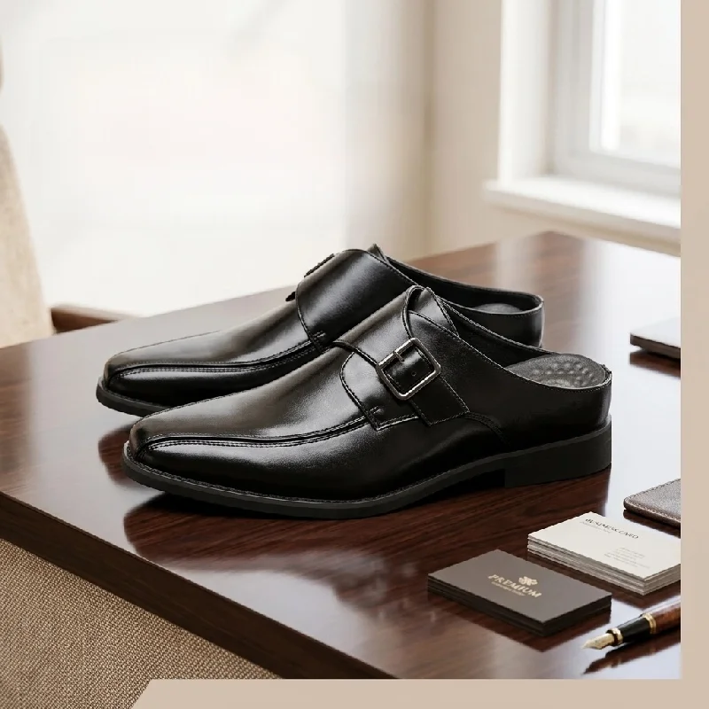 Zomer heren platte leren loafe - Formal Men Office Wear Sandals recensie en prijs