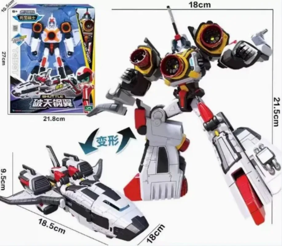 Nouvelle Arrivée Tobot Galaxy Detectives Justice Trooper Star Dragon Sky Wing Figurine Robot Transformable Modèle de Collection Jouet Cadeau