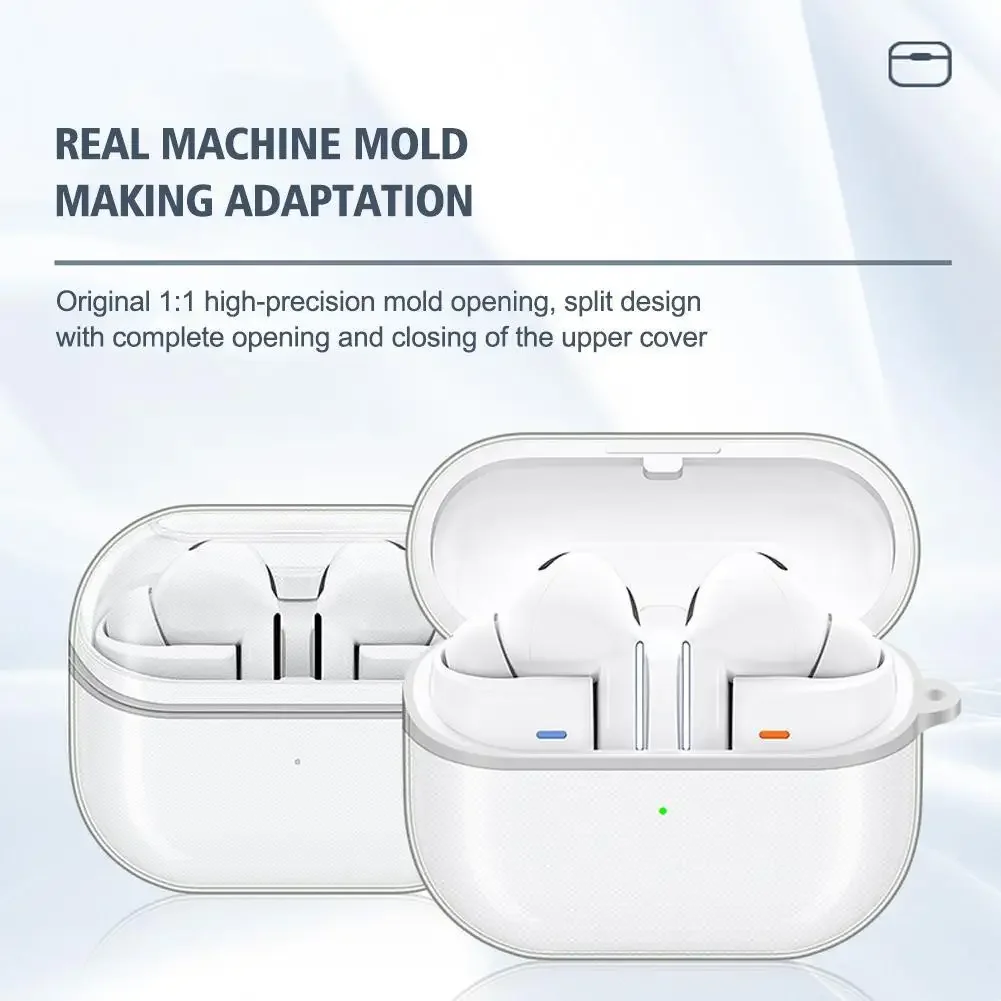 Etui na słuchawki Samsung Galaxy Buds 3 Pro Clear Case TPU Protective Shell For Samsung Galaxy Buds3 Buds3Pro Transparent Cover