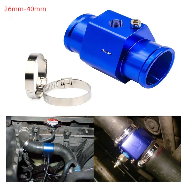 Wskaźnik temperatury wody Temperatura chłodnicy Czujnik rurowy 40 mm 38 mm 36 mm 34 mm 32 mm 30 mm 28 mm Adapter węża