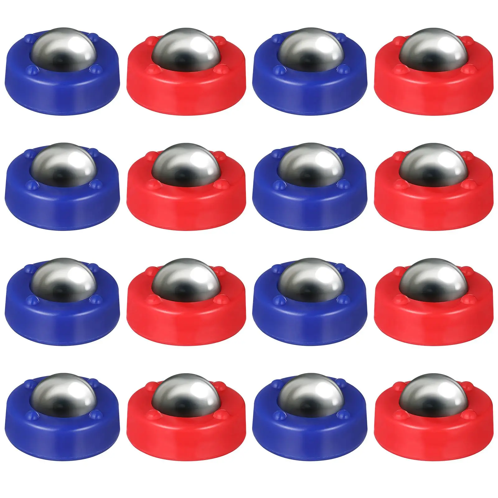 16 Pcs Shrimpboard Curling Sliding Tabletop Game for Kids Shuffleboard Mini Rolling