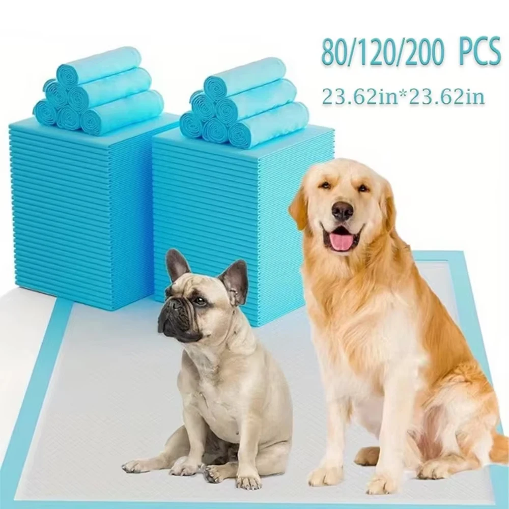 NONE Hunde-Pipi-Pad, Haustier-Pads für das Töpfchentraining, Hunde-Pads, extra große, super saugfähige und auslaufsichere Einweg-Pipi-Pads für den Winter