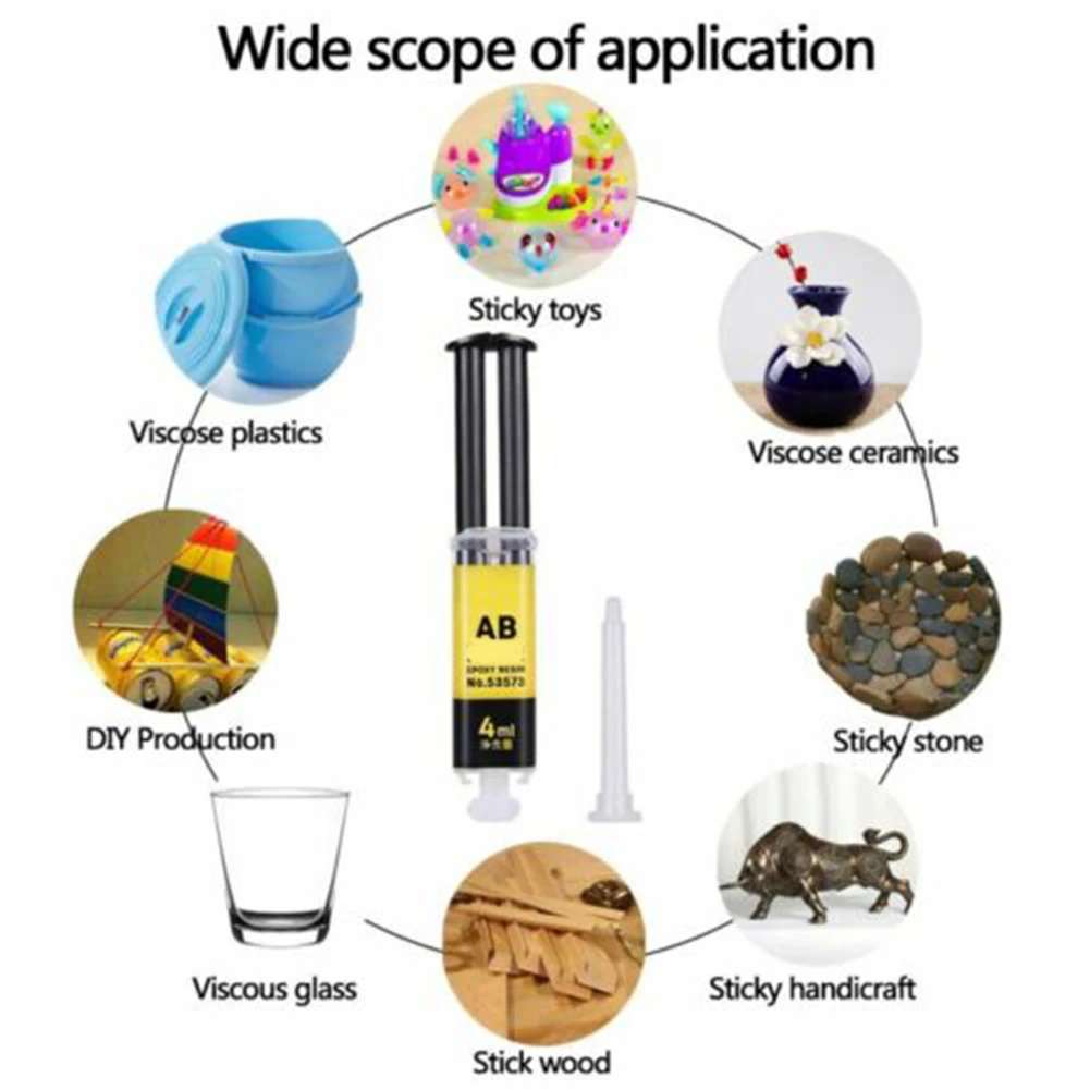 Super Liquid Epoxies Strong Quick-drying Glue Adhesive Epoxy Epoxies Universal Long-lasting Epoxy Resin Super Liquid AB Glue