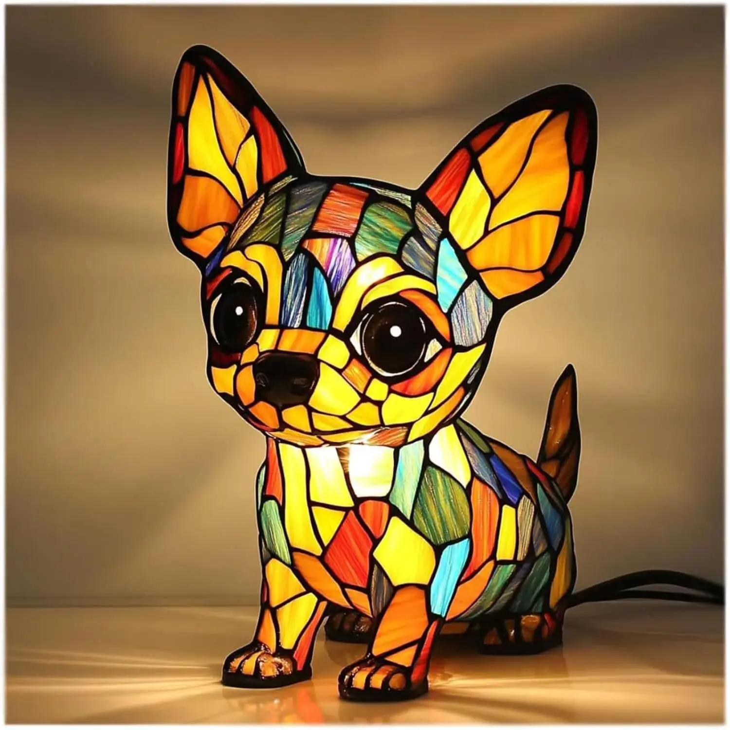 Fun Unique Artistic Cute Dog Shaped Decorative Ornament Small Night Light Modern New Design Atmospheric Lighting