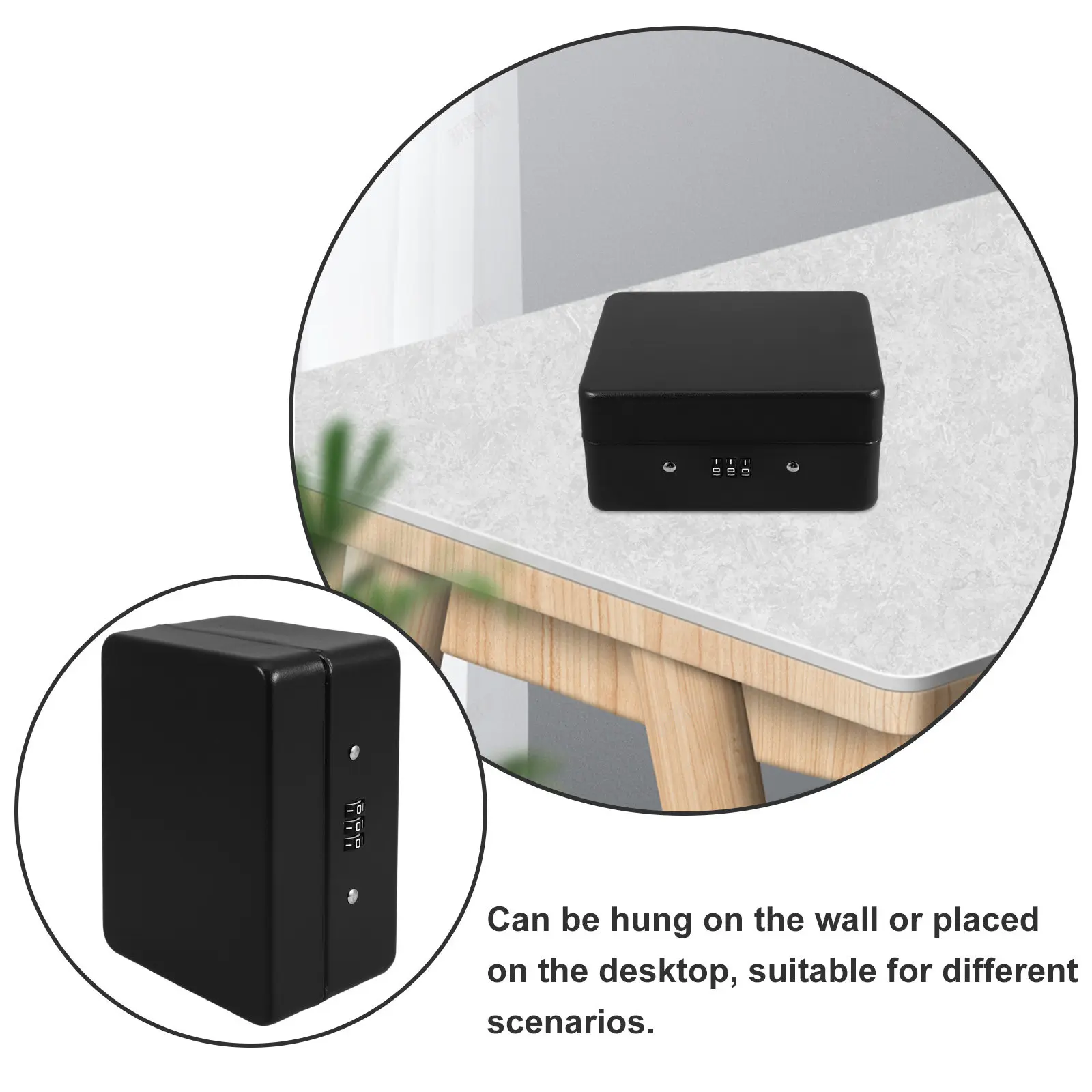 Large Capacity Password Key Storage Box Iron Plate Key Management Lock Box Wall Mounted Cabinet for Home Office Car Repair