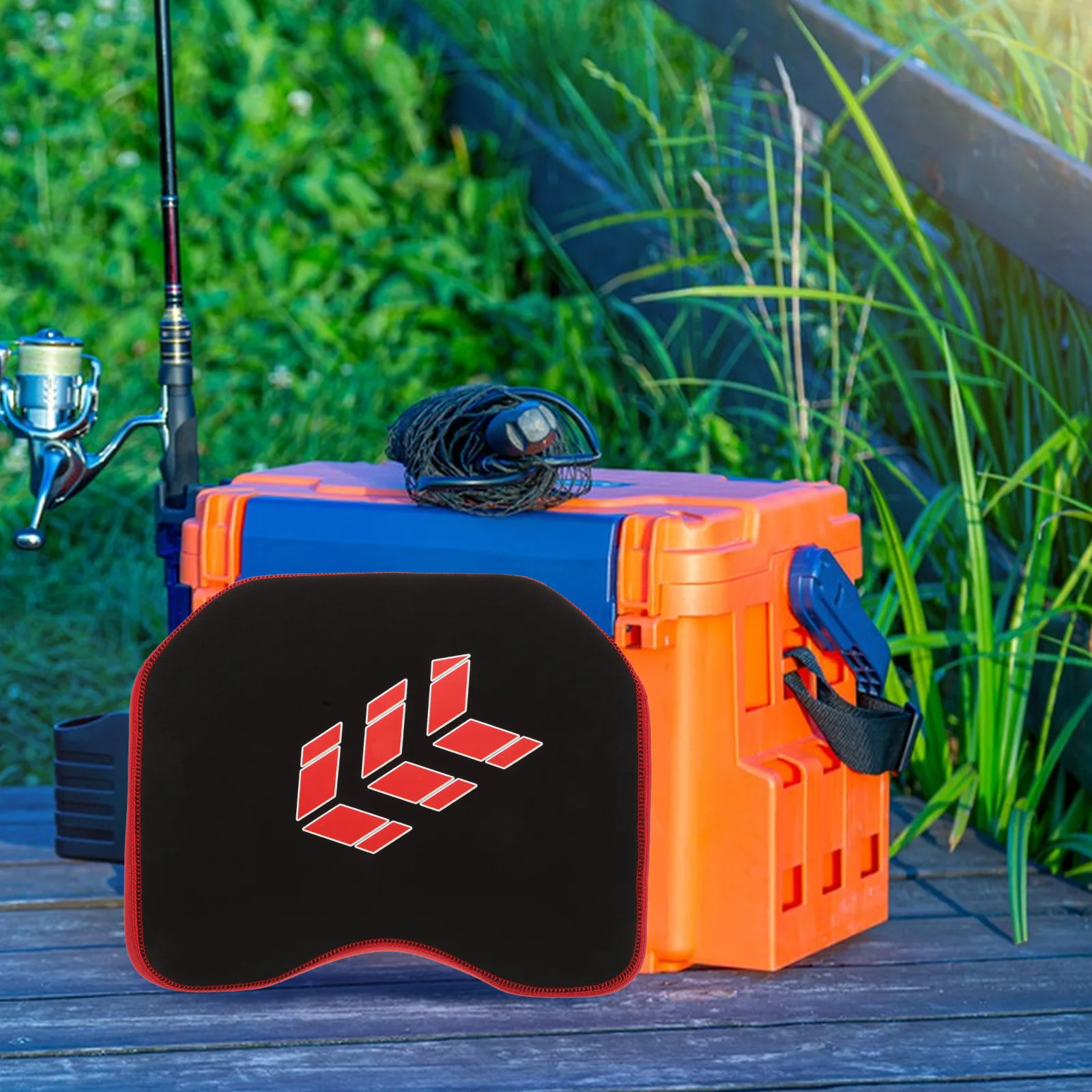 

Universal Fishing Seat Cushion Suction Cup Comfortable High Resilience Breathable Fishing Box Pad Outdoor Accessory