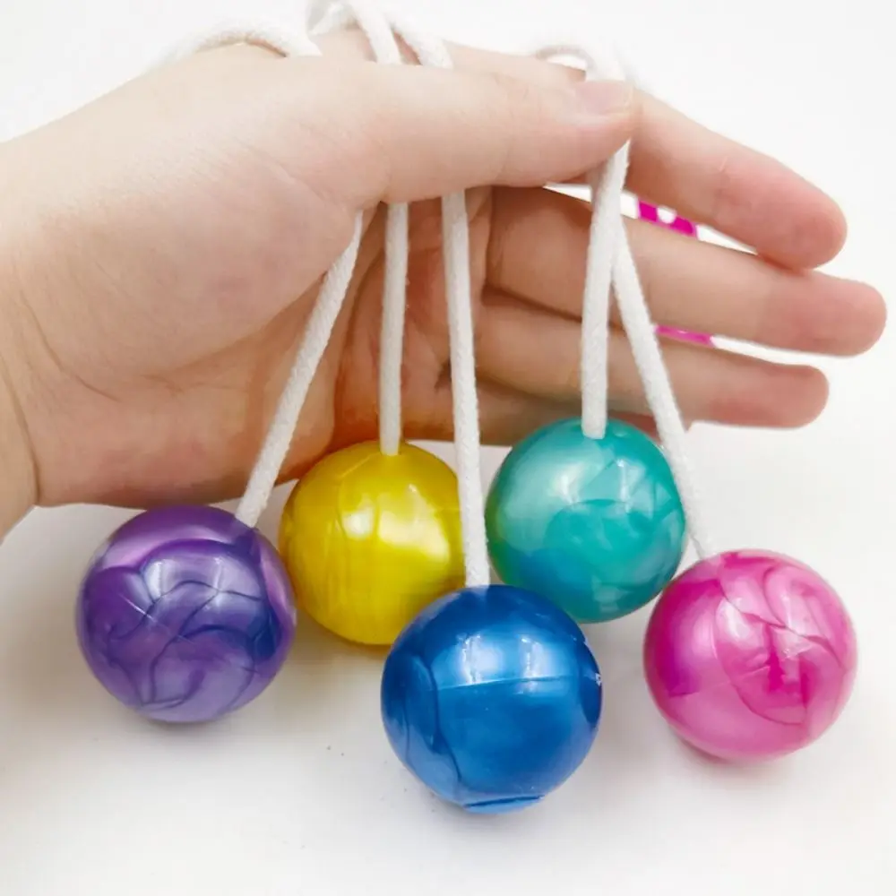

6Pcs Funny Collision Ball Toy Random Color Novelty Fidget Clack Balls Without Light Pressure Reducing Balls