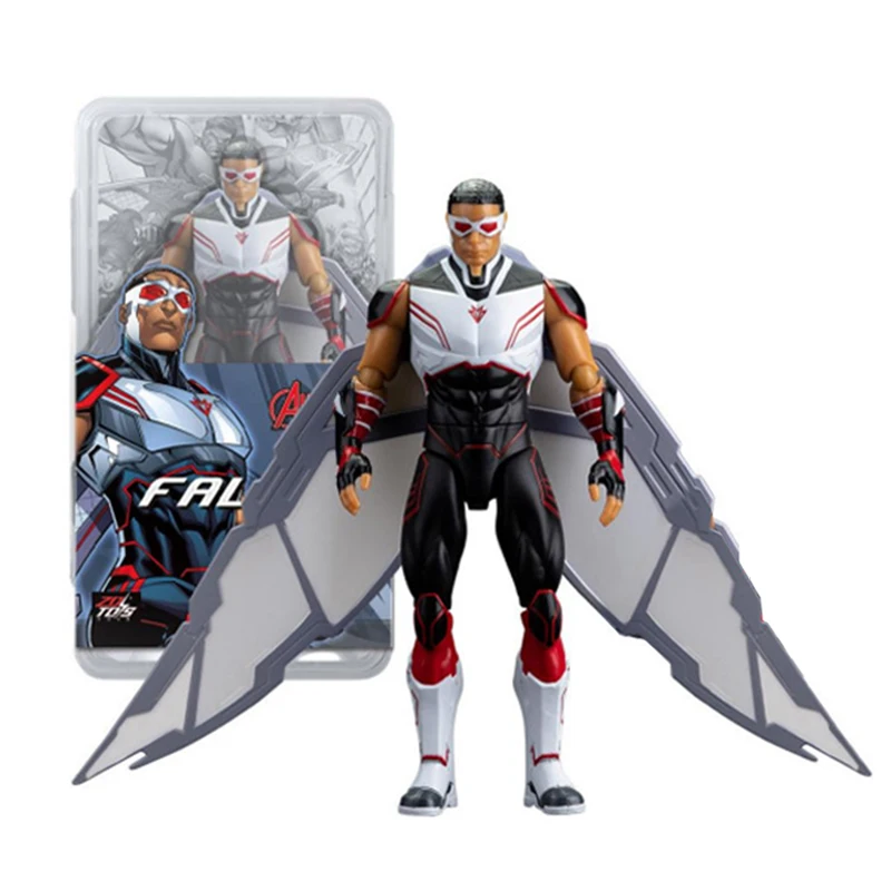 18CM Figure Avengers ZDTDS Toy Set Miles Morales Thanos Legends Ghost Iron Man Hulk Spider Captain Box Thor Falcon War Machine view 4