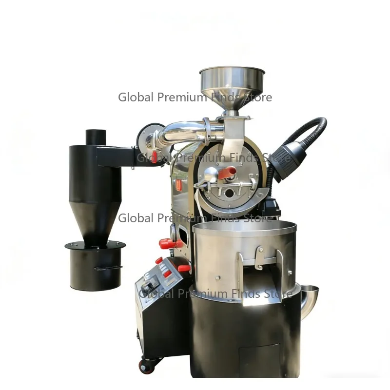 600g Capacity G-as Coffee Roaster High Temp Uniform Roasting Equipment for Home & Shop Custom Flavor Coffee Bean Roasting
