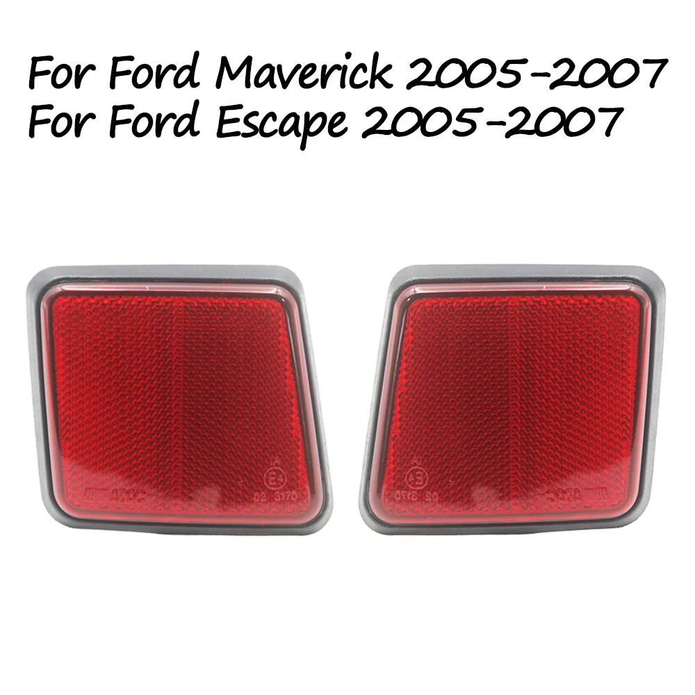 For Ford Escape Maverick 2005 2006 2007 Reflective Strips Rear Bumper Reflective Strips 5L8Z17808BA 5L8Z17808AA