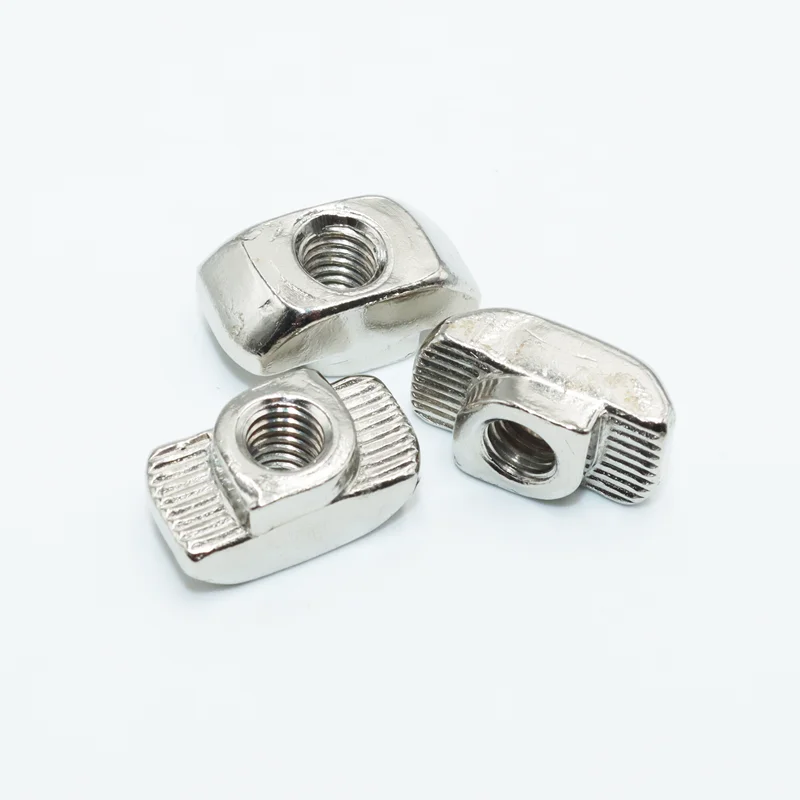 T-Mutter Hammerkopf Tropfen in t Mutter m3 m4 m5 m6 m8 Stecker vernickelt für 20/30/40/45 Serie Aluminium profil Zubehör t Mutter – Detail 5