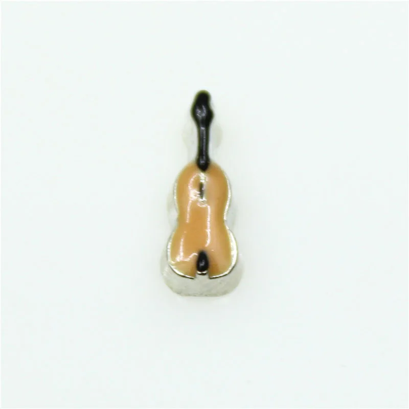 Hot Selling 20pcs/Lot Music Note Violin Floating Charms For Glass Lockets Jewelry Accessory