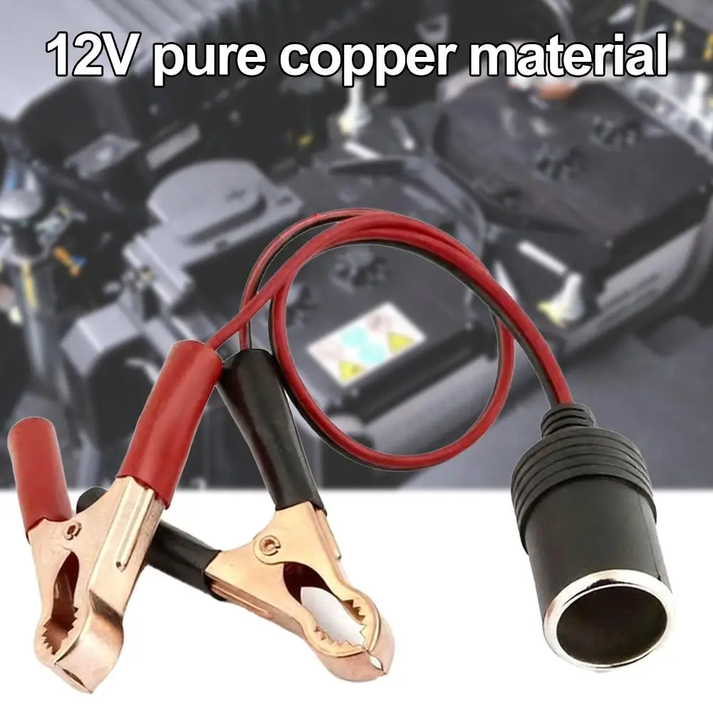 

12 В-24 В автомобильный прикуриватель, адаптер для зажима типа «крокодил», автомобильная вилка для прикуривателя, удлинитель, мужской шнур, аккумулятор V7w7