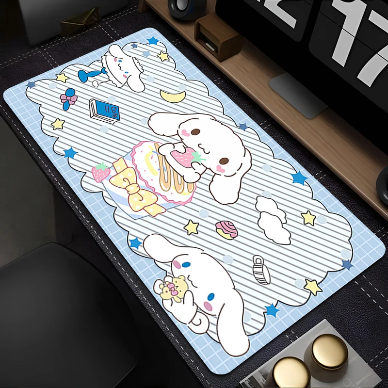 

Mouse Pad PC Accessories Keyboard Pad Office Desk Mat Anti Slip HD Mousepad Rubber Tablet Pad C-cinnamoroll Gaming Extended Pad