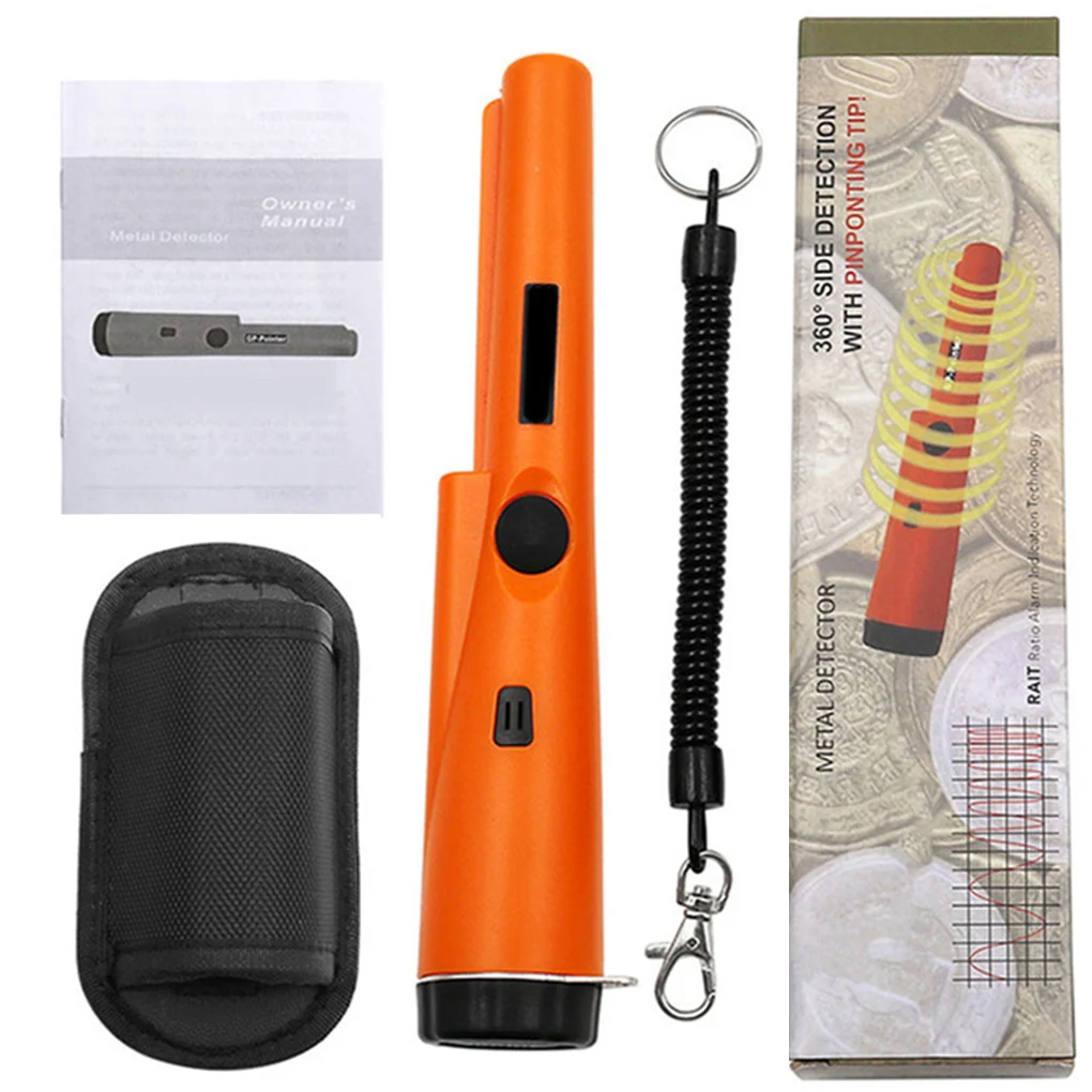 Rilevatore di metalli professionale portatile puntatore pinpoint Metal Detector impermeabile per moneta metallica oro