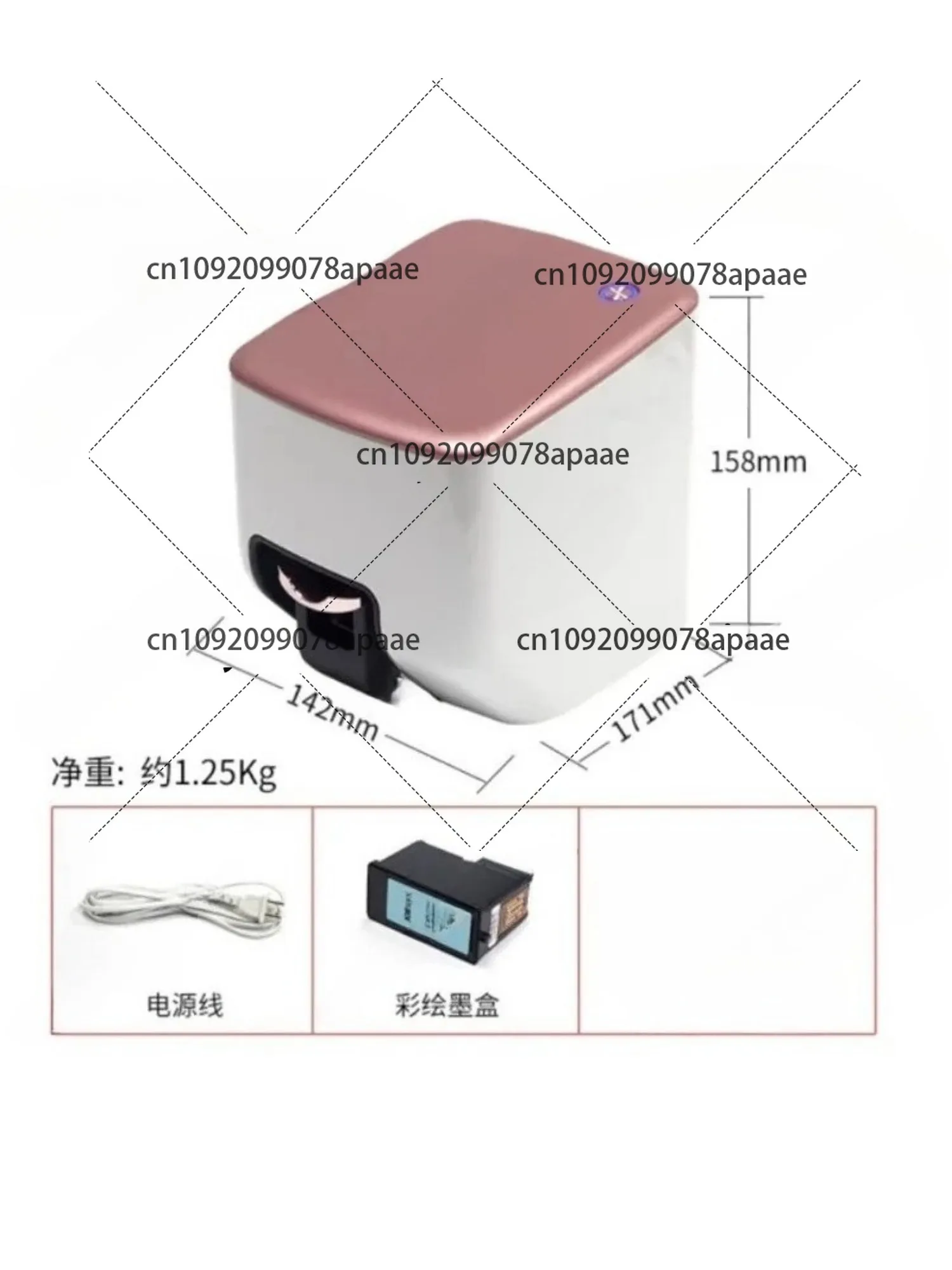 

Портативный принтер для ногтей NP200D NP101D NP310, автоматическое устройство для печати ногтей с чернильным картриджем
