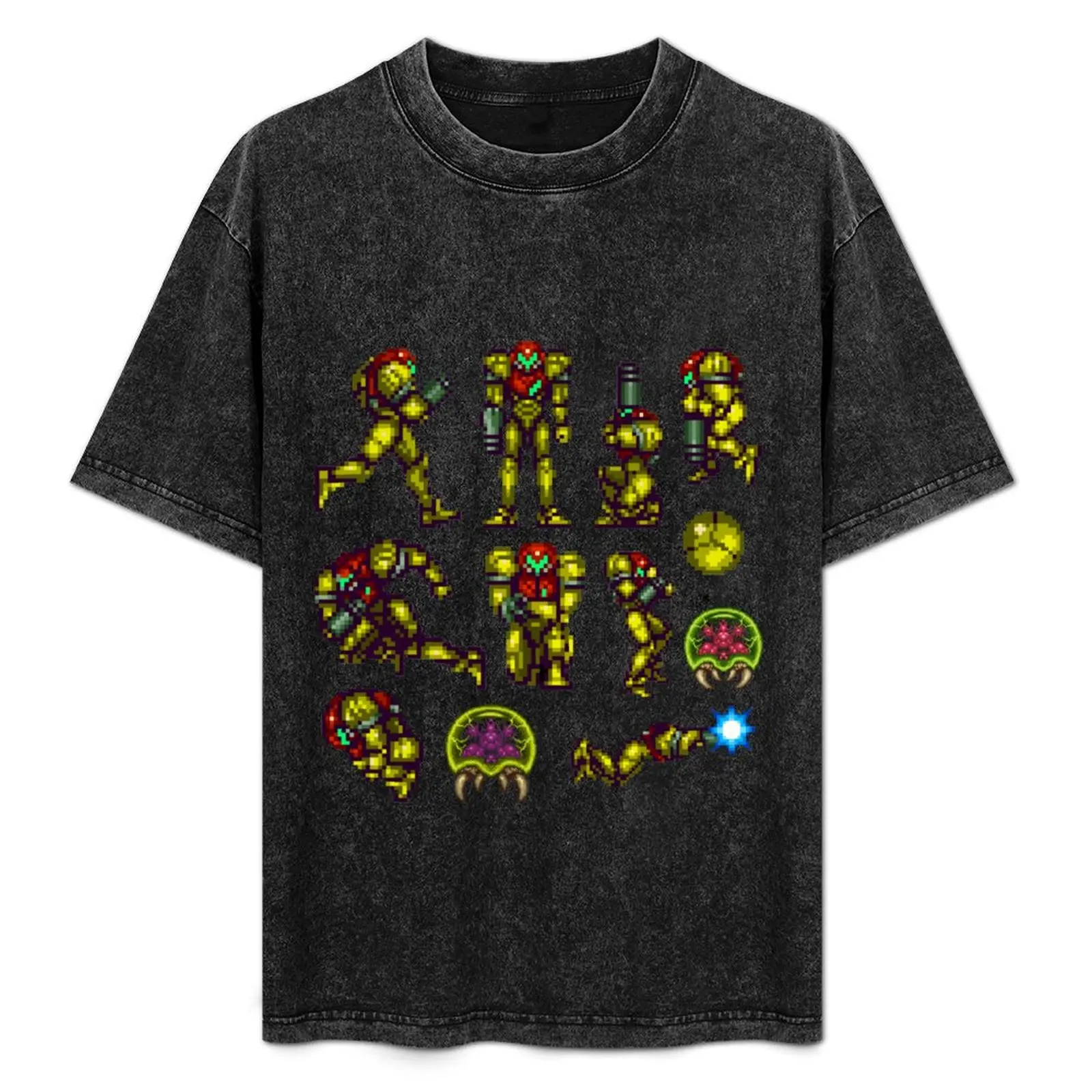 

Super Metroid / Samus Aran 01 T-Shirt Minimalist Graphic Tee Shirt