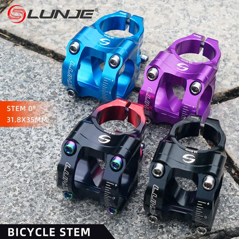 CNC Mountain Bike Stem 31.8mm MTB Road Bicycle Short Power Aluminum Alloy High Strength Climbing Riser