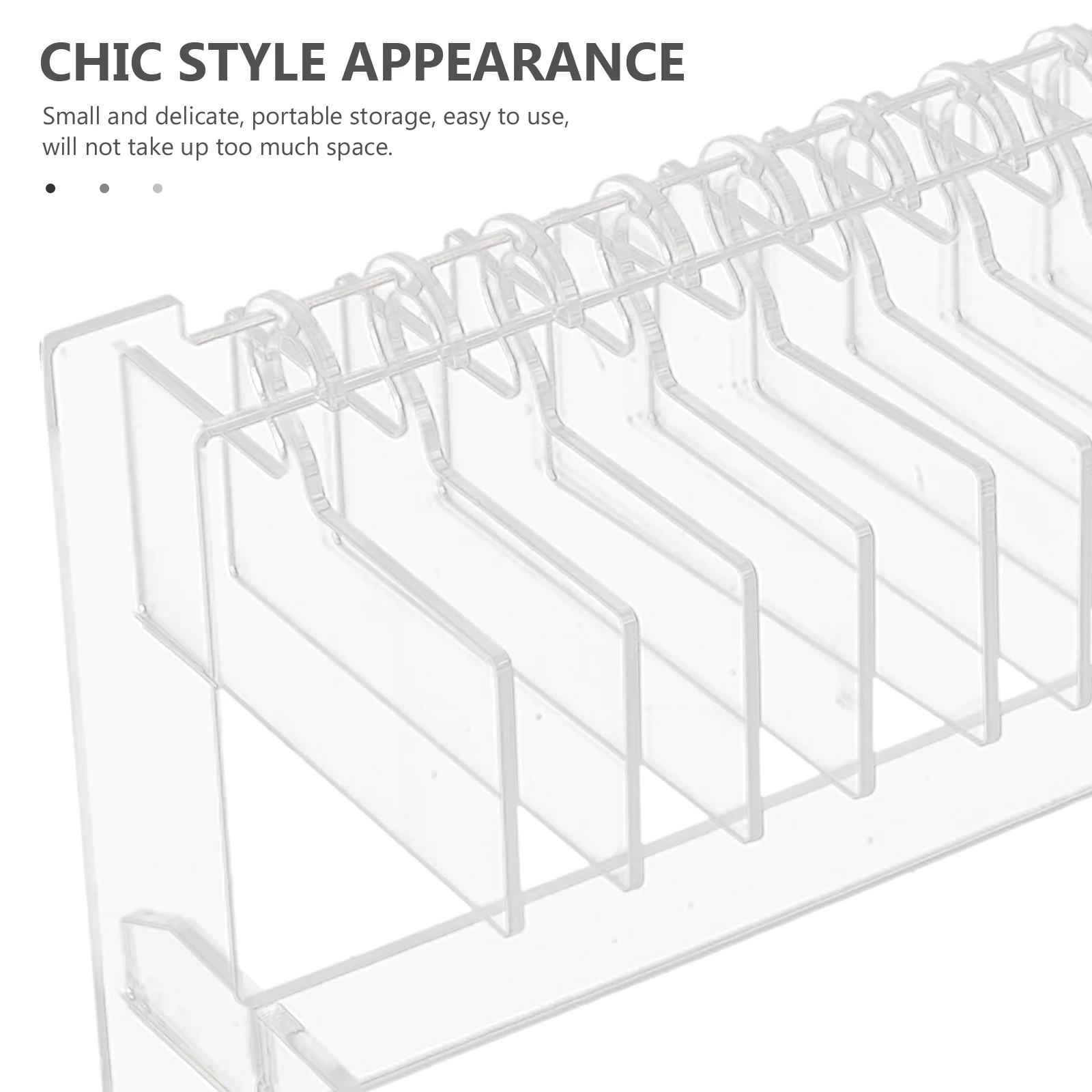 

1Set Delicate Nail Art Display Board Portable Storage Easy to Use Home Salon Decor Nail Box Organizer Manicure Display Board