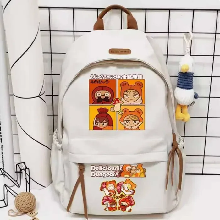 

Anime Delicious In Dungeon Schoolbag Backpack High-Capacity Shoulder Bag Cosplay Student Teenager Gift B1657 hit