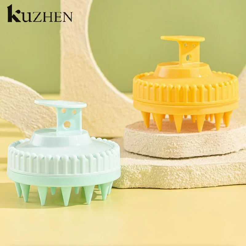 

Silicone Shampoo Brush Body Massage Brush Bath Shower Brush Salon Hairdressing Tool Scalp Massage Comb Hair Washing Comb