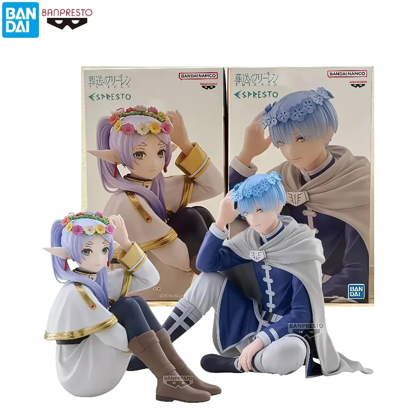 100% Original BANDAI Banpresto ESPRESTO Flower Crown Frieren & Himmel Beyond Journey's End Anime Collectible Figure Set In Stock