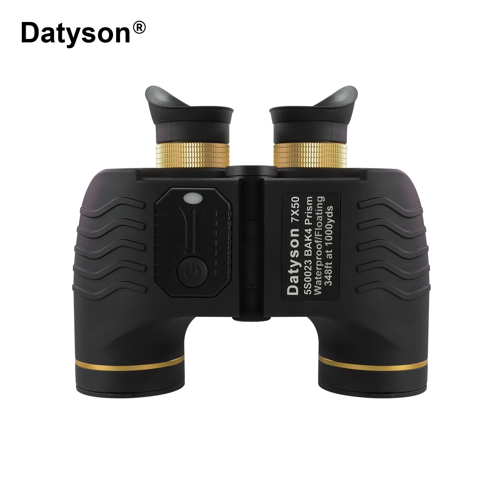 Datyson 7X50 krachtige verrekijker, waterdicht, militaire kwaliteit, geschikt voor gebruik op zee, tijdens het kamperen en tijdens de jacht, met BAK4-prismaoptiek, model 5S0023.
