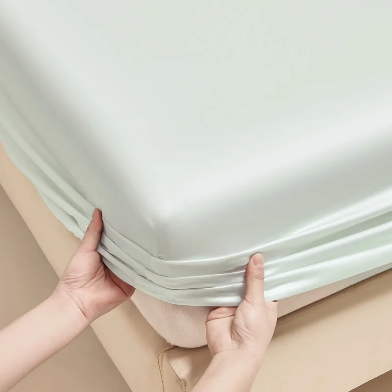 حريري التبريد 40s ليوسيل الألياف المجهزة ورقة جيب عميق الولايات المتحدة الملك 183*203*40 سنتيمتر الأوكالبت ايوسل الفراش غطاء مرتبة #2