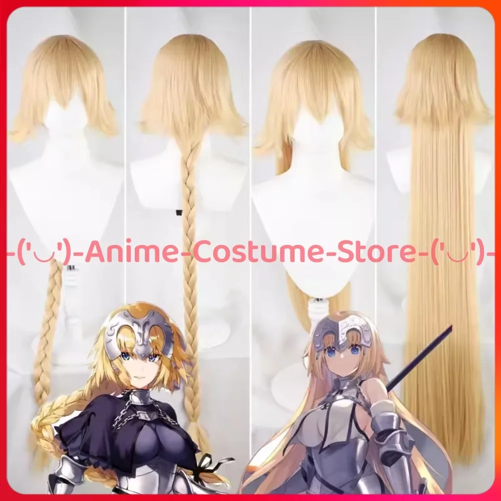 Fate/Apocrypha Jeanne d'Arc Cosplay Wig FGO Ruler Anime Game Character Carnival Party Costume Wigs Heat Resistant Synthetic Hair