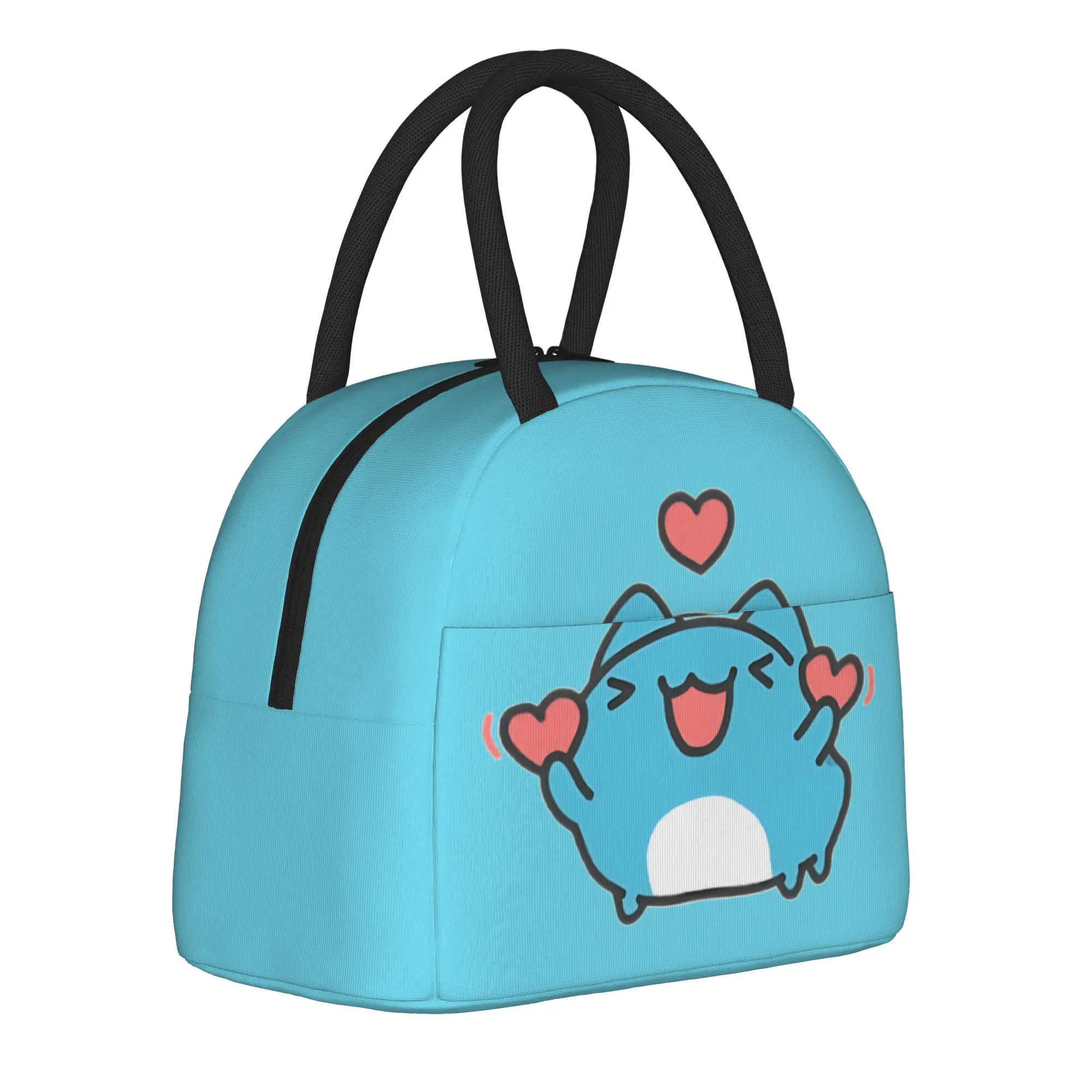 BugCat Capoo Fangirl Insulated Lunch Bags Thermal Bag Reusable,Meal Container  Large Lunch Box Tote for Men Women School  Travel