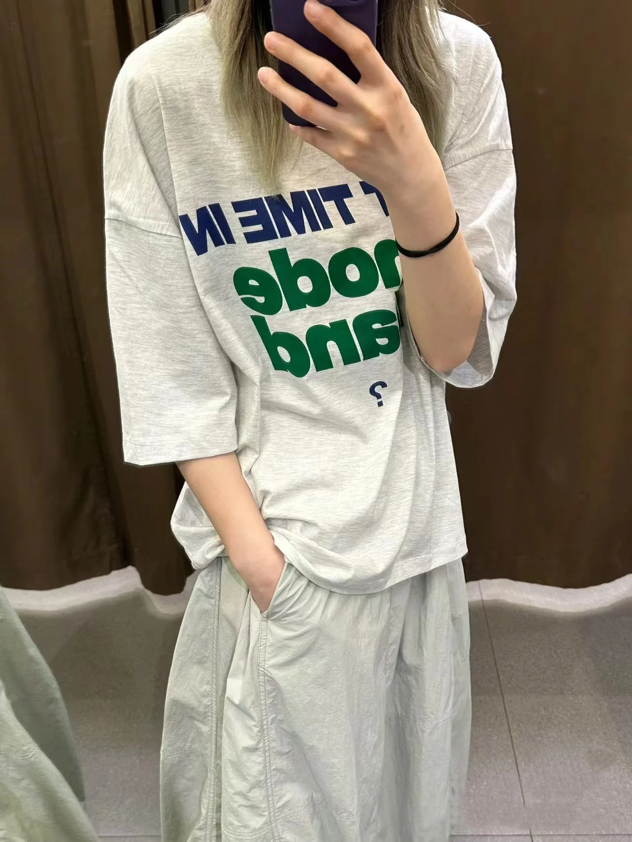 Sommer 2025, lockere Passform, Baumwolle, T-Shirt für Damen, Street Sle, bedruckt, ort Sve, Top, Neuankömmling, lässig, kreatives Design