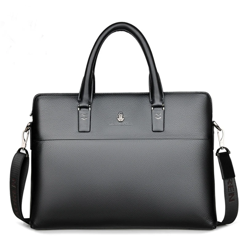 New Fashion Men's Briefcase Handbags for Commuter Laptop Bag Men Quality Brand Genuine Shoulder Messenger Bags Office Handbag