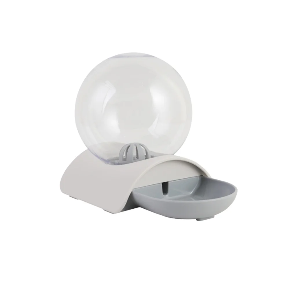 

Automatic Pet Drinking Fountain For Cats Water Bowl Smooth Safe Design Ideal Home Decor Grey Cat Bowl Pet Drinking