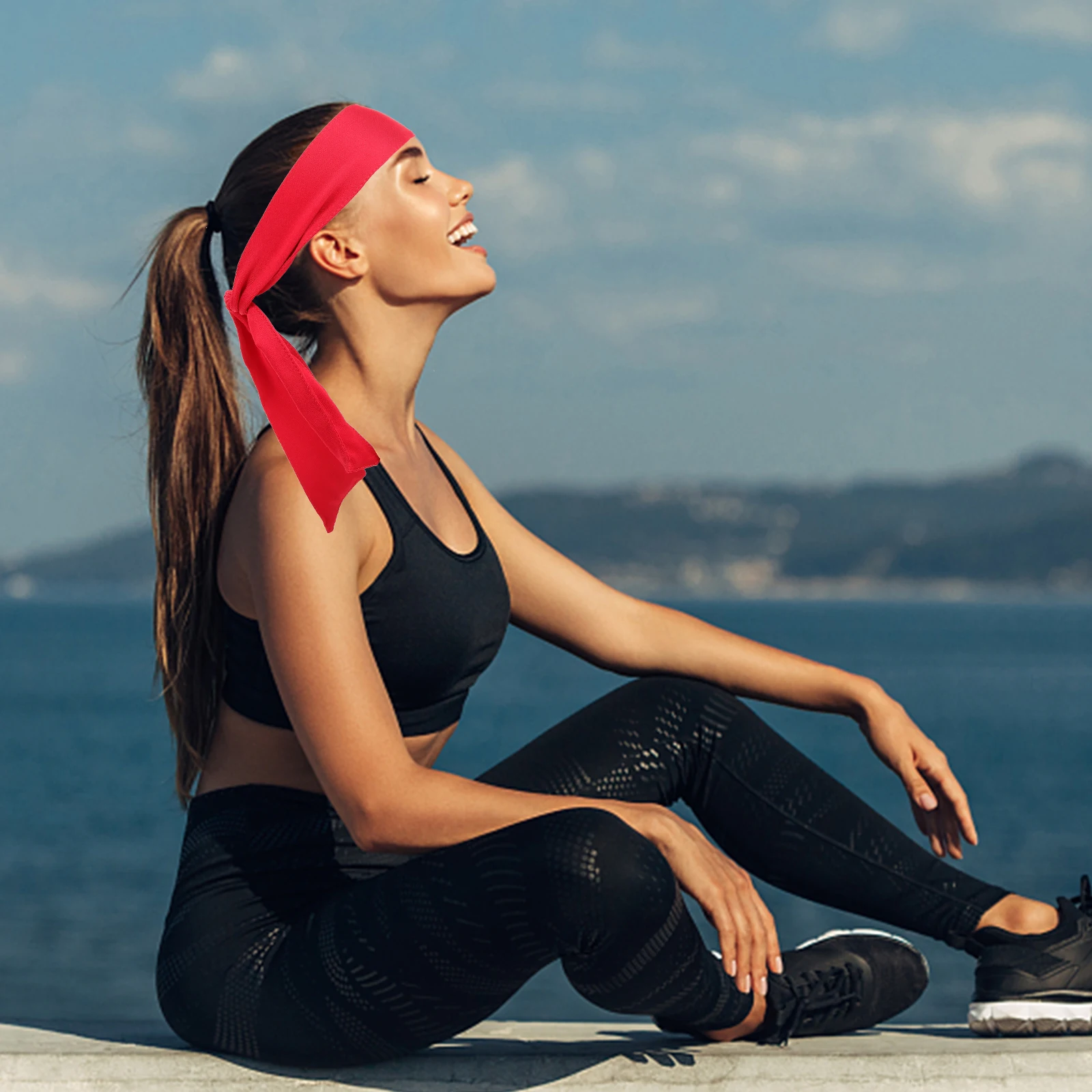 

4 Pcs Sports Headband Unisex Headbands Hairbands Women Lightweight Scarf for Fabric Decorative