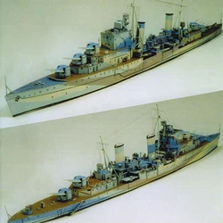 Paper Boat Model Kit DIY Handcraft Paper Model 3D Puzzle Ship Model Construction Kit for Bedroom Decoration