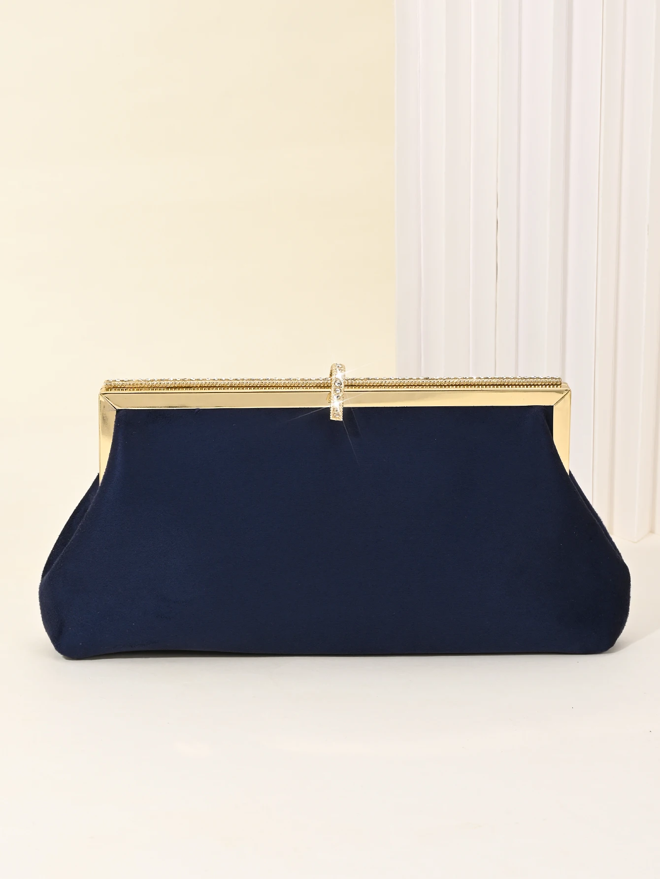 Retro-Samt-Abendtasche, funkelnde Strass-Clutch-Tasche, Fischhaken-Damentasche, Kleidertasche, passende Cheongsam-Tasche – Detail 33