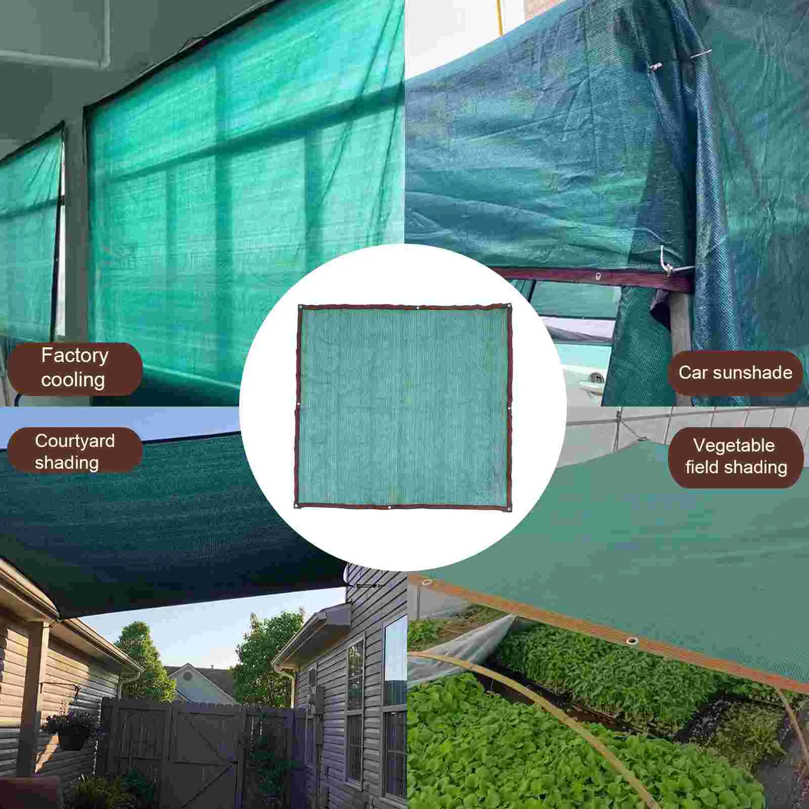 Shade Net Tarp for Shading Heat Resistant Cloth Garden Sun Plants Brand New Polyethylene Material Blocking Sunshade Outdoor