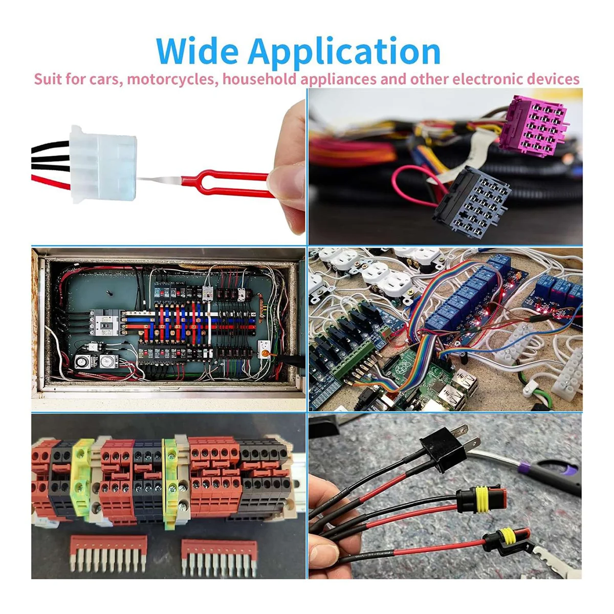 Terminal Removal Tool Kit 39 Pcs, Upgraded Pin Extractor Tool Wire Connector Electrical Pin Removal Tool Pin Tools Set