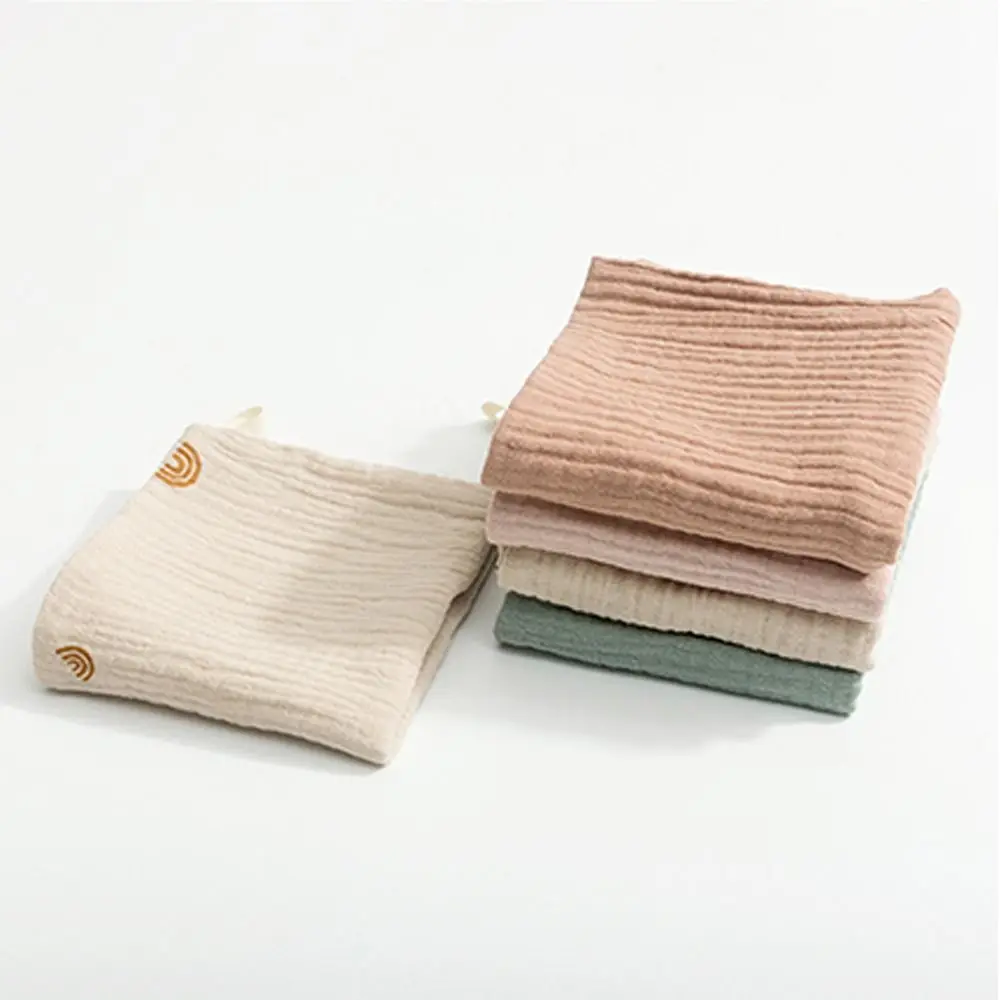 

Портативные хлопковые муслиновые салфетки для новорожденных, легко моющиеся, мягкие, для отрыжки, случайный цвет, детские платочки