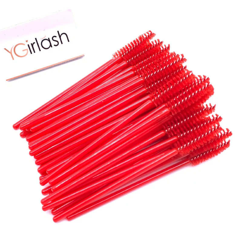 50/10 PCS/Pack Disposable Eyelash Swab Mini Individual Lash Applicators Mascara Brush Eyelashes Extension For Maquillaje Makeup